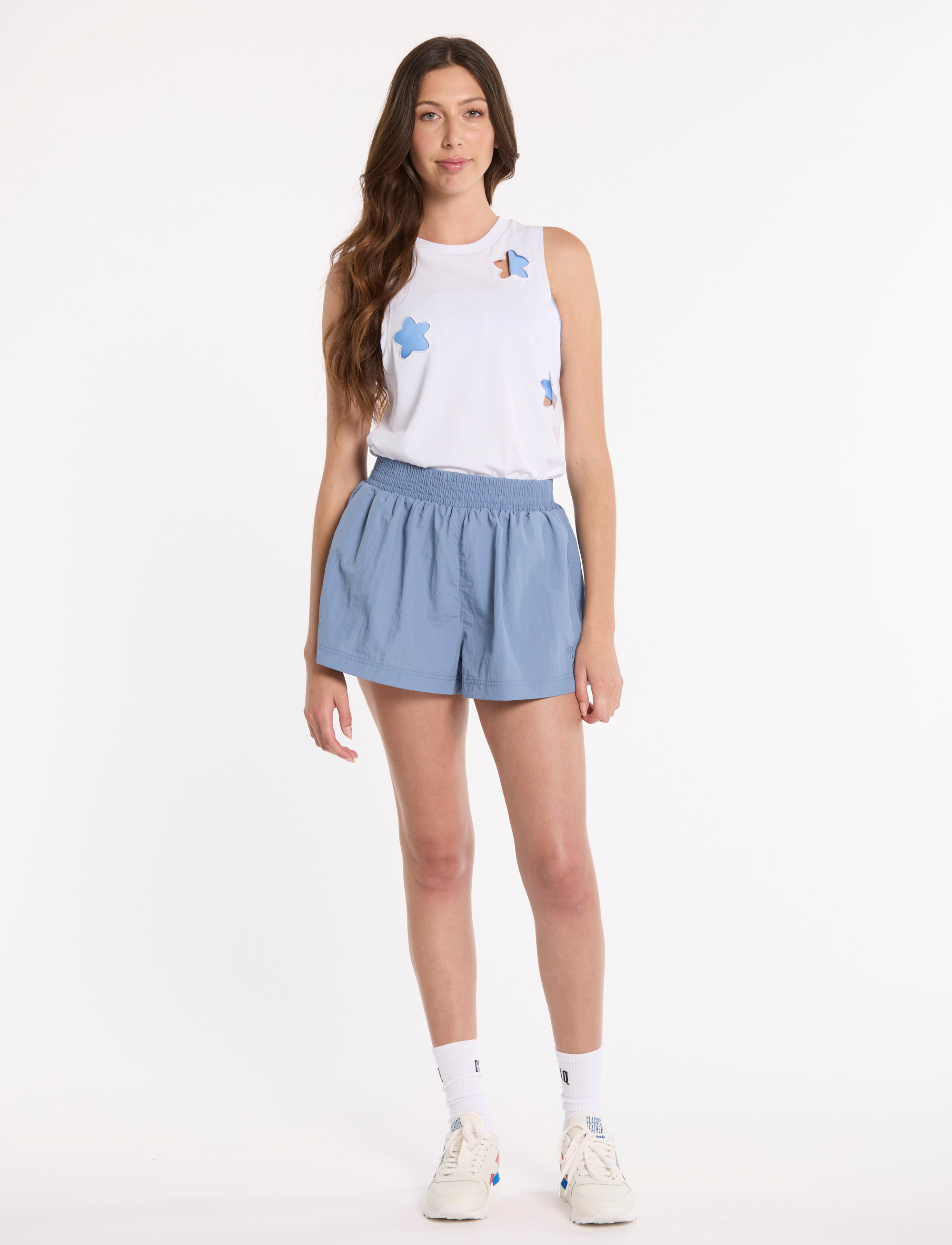 Day Tripper Shorts Periwinkle