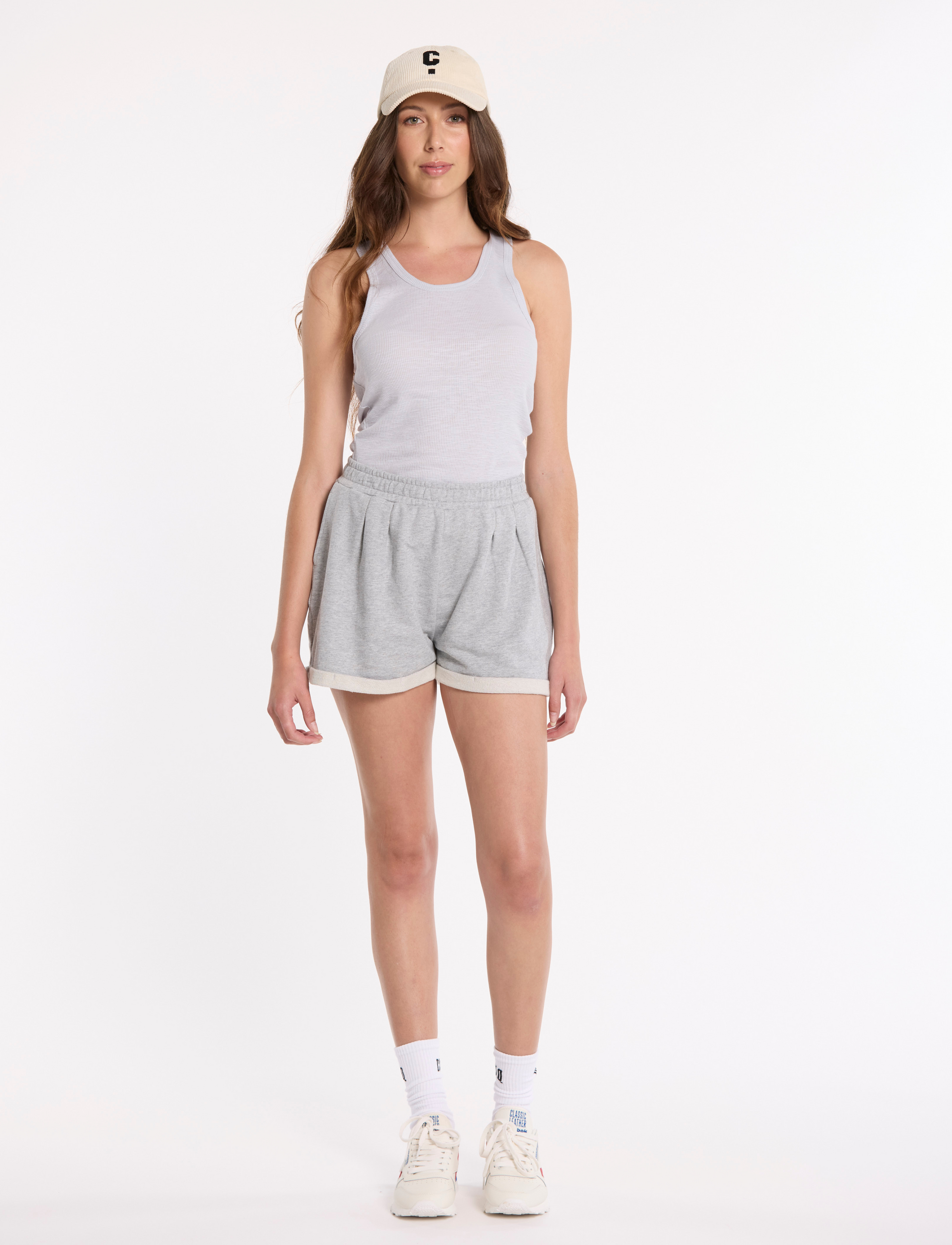 Terry Short Grey Marle