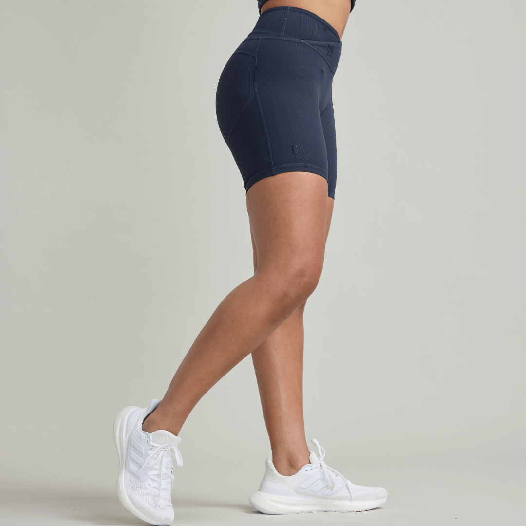 CLQ Flex rib Mid-Biker - Petrol