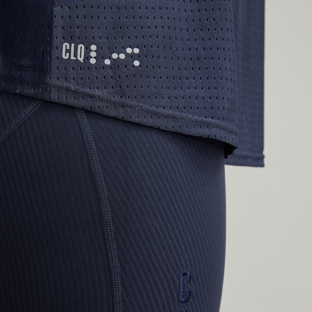 CLQ Flex Split Back Singlet Petrol