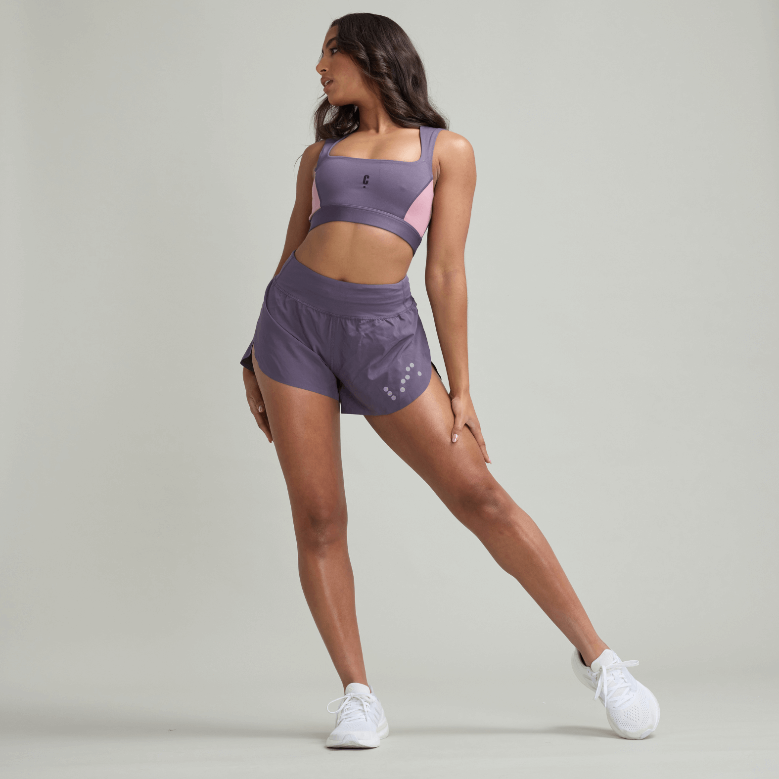 Power Running Shorts - Purple