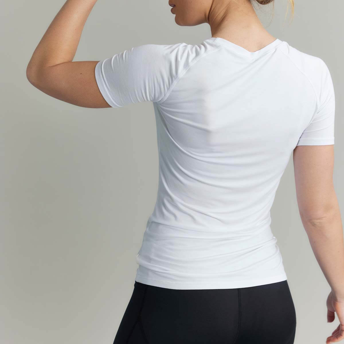CLQ Flex Tee White