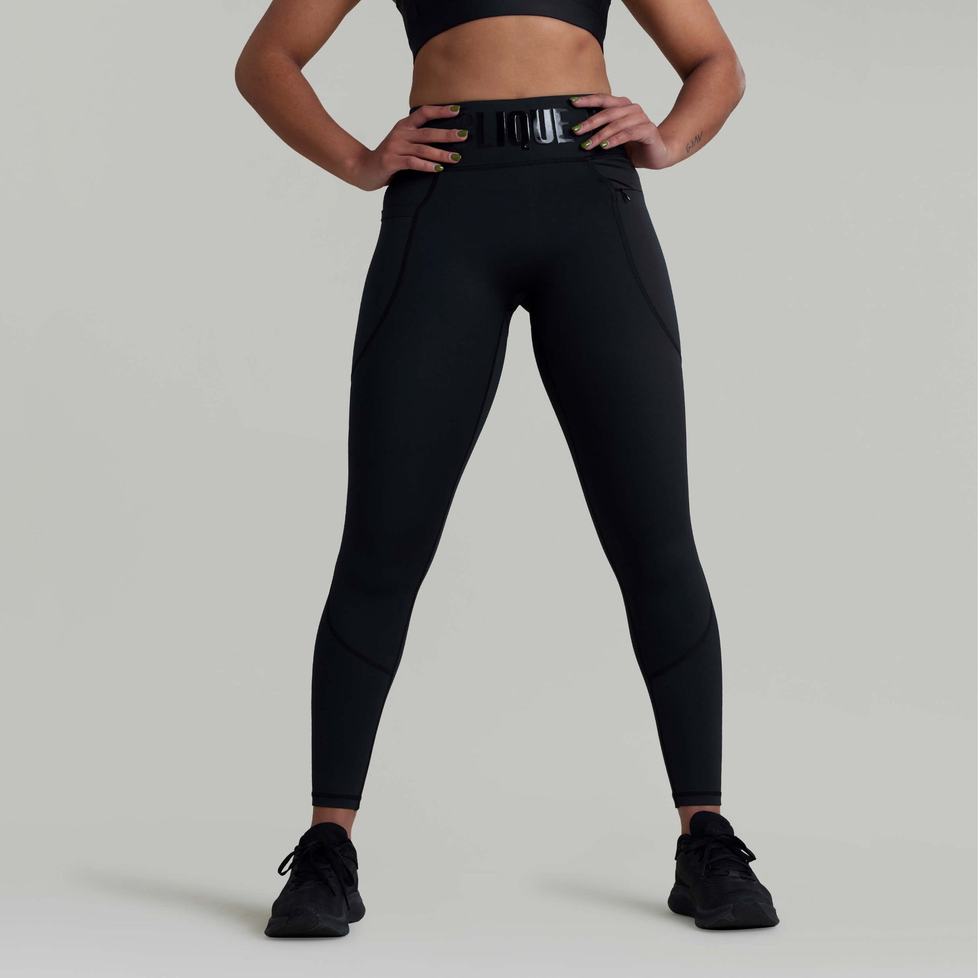 CLQ Zone Compression Tights - Stealth