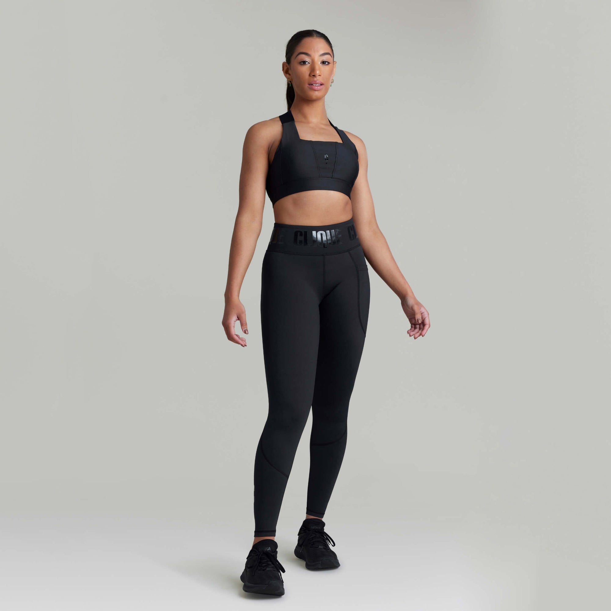 CLQ Power Compression Tights - Stealth