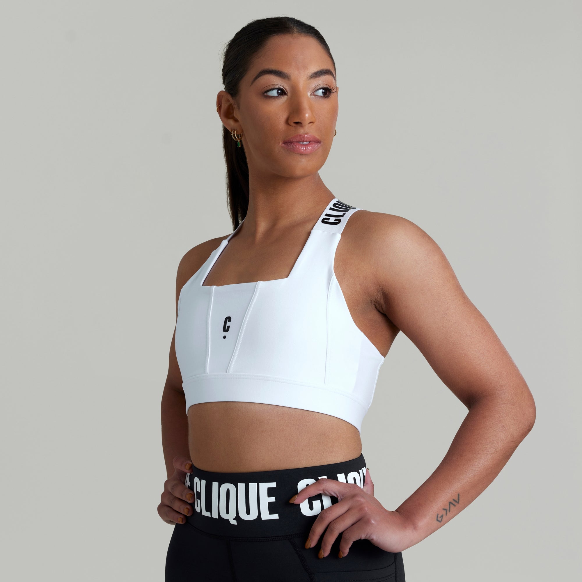CLQ Super Support Bra - White