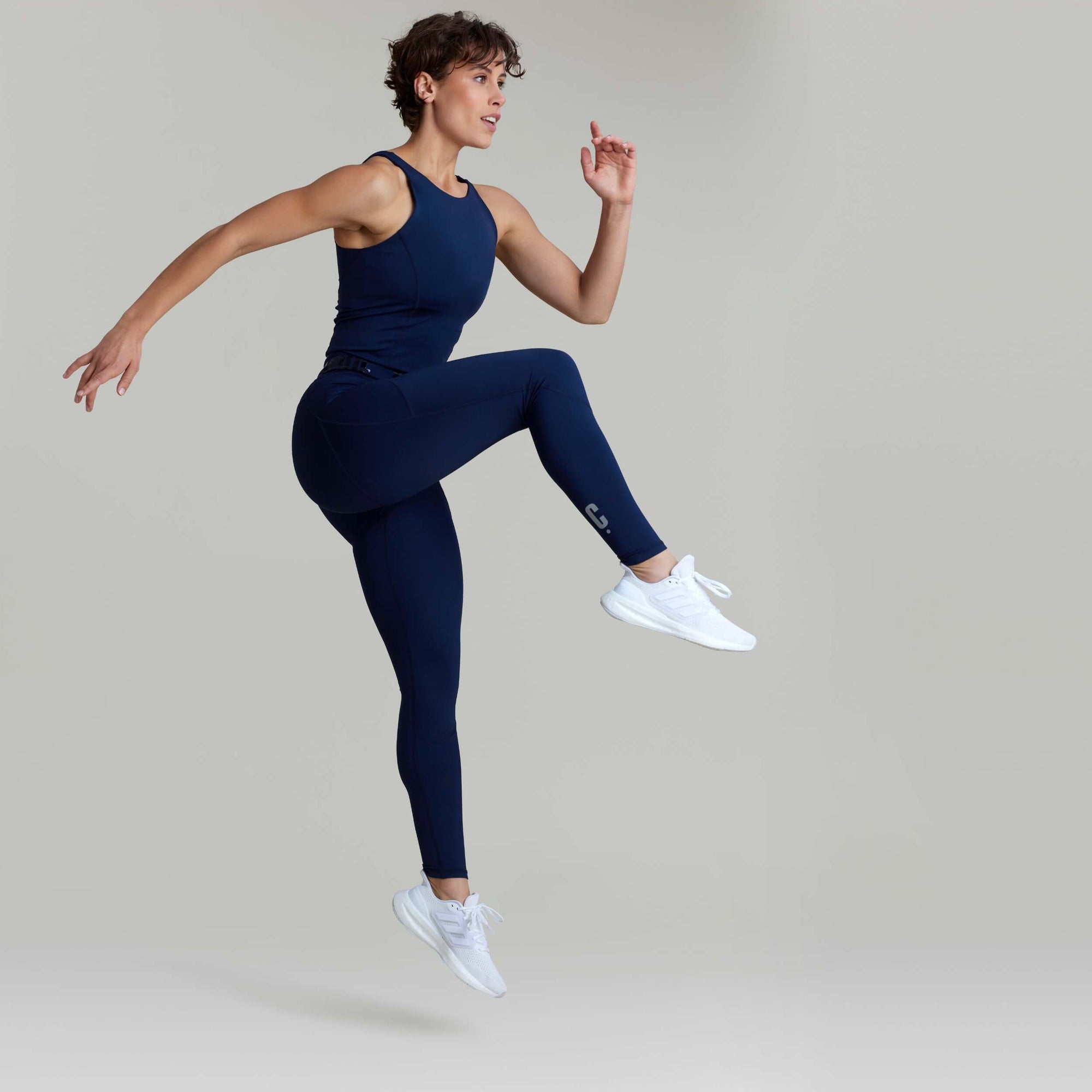 CLQ Power High Neck Tank - French Navy