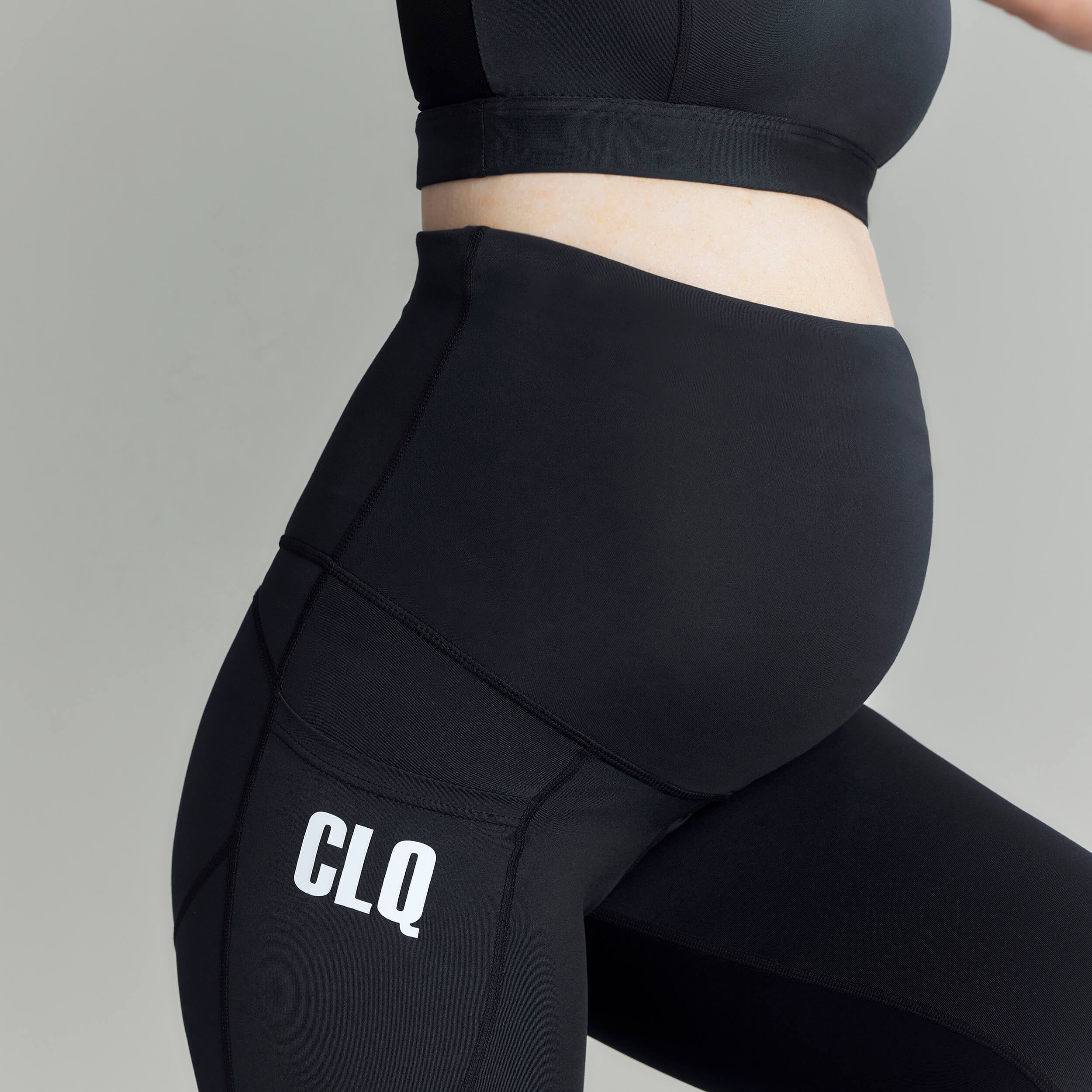 CLQ Maternity Tights Full Length – CLIQUE Fitness