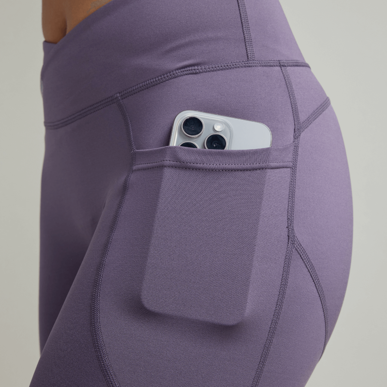 CLQ Flex Compression Tights - Dark Purple