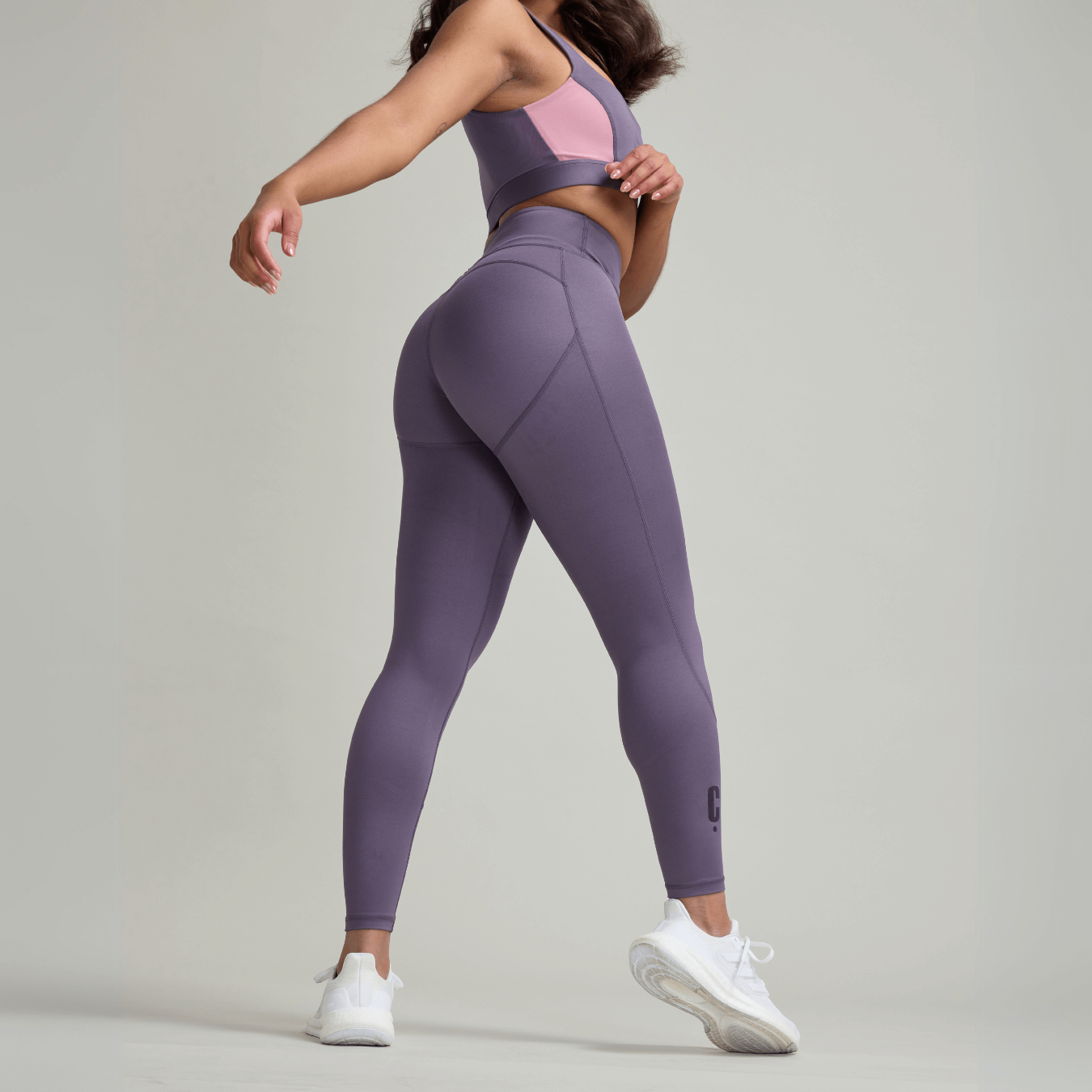 CLQ Flex Compression Tights - Dark Purple