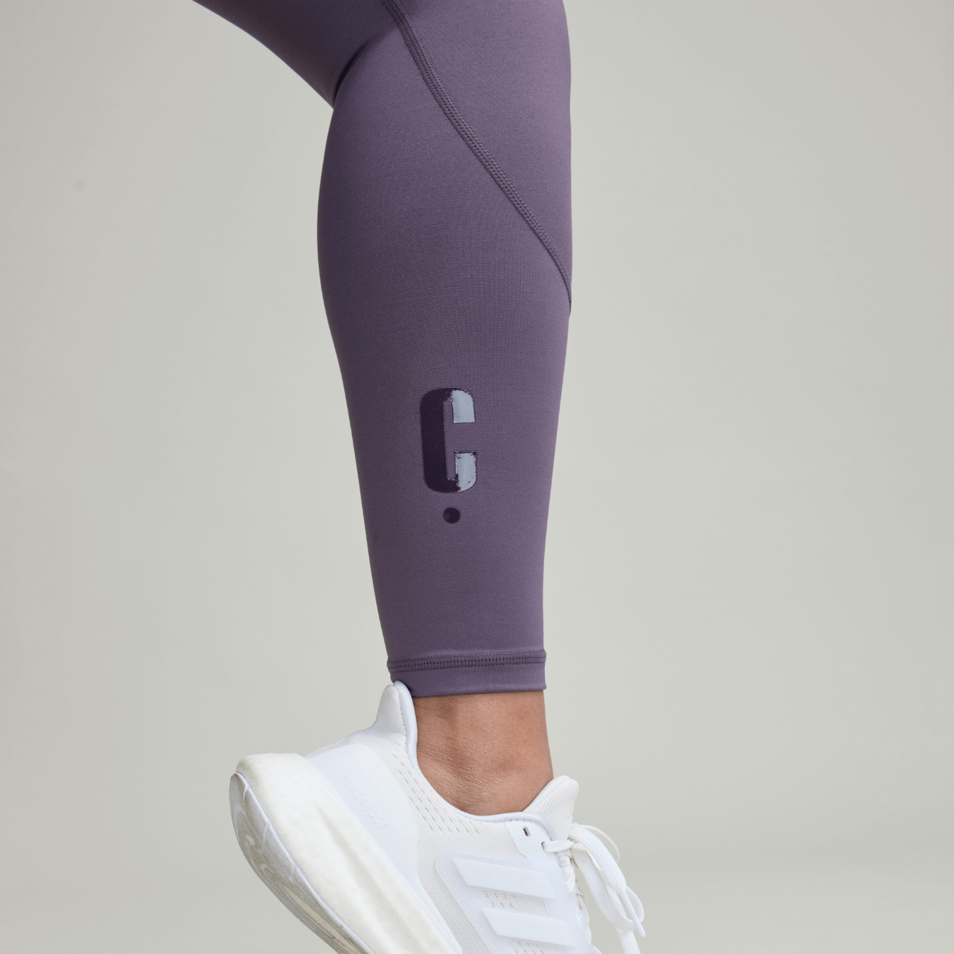 CLQ Flex Compression Tights - Dark Purple & Pink