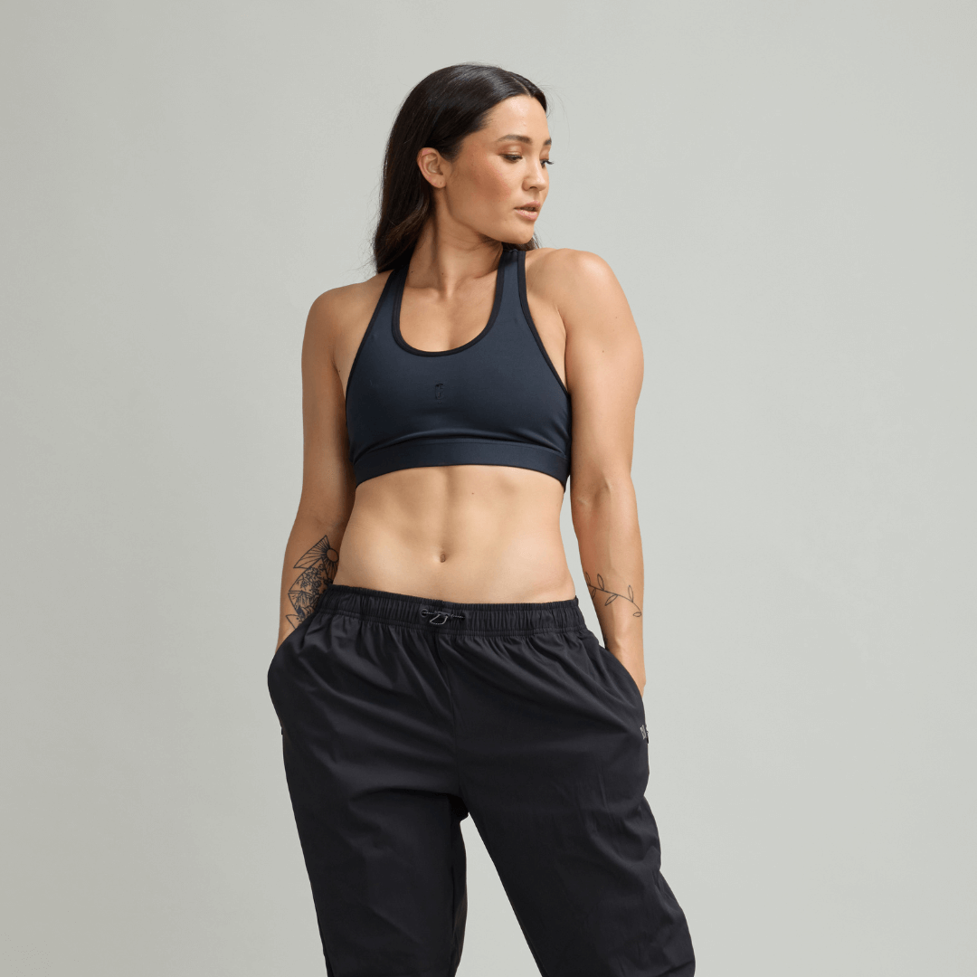 CLQ Racer Back Bra - Black – CLIQUE Fitness