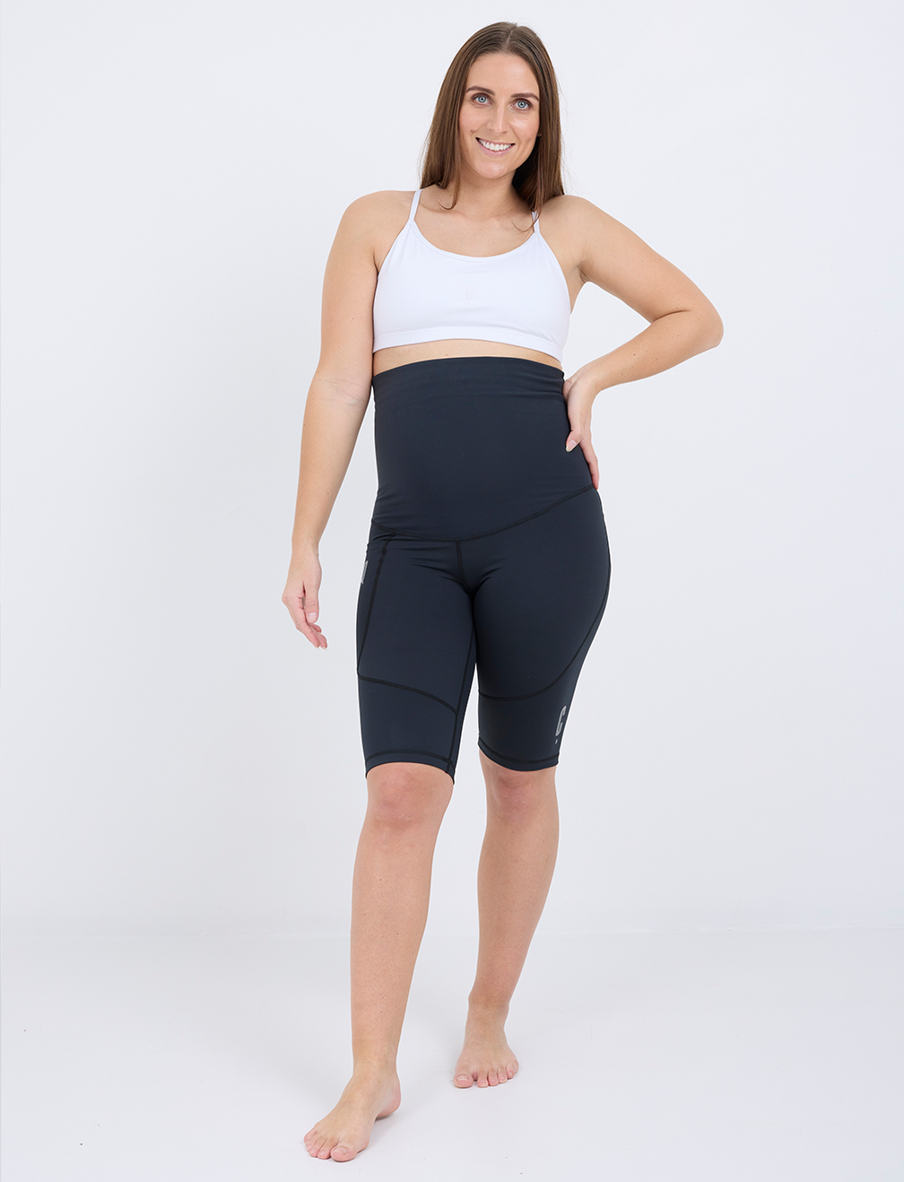 Baby Blue Biker Short